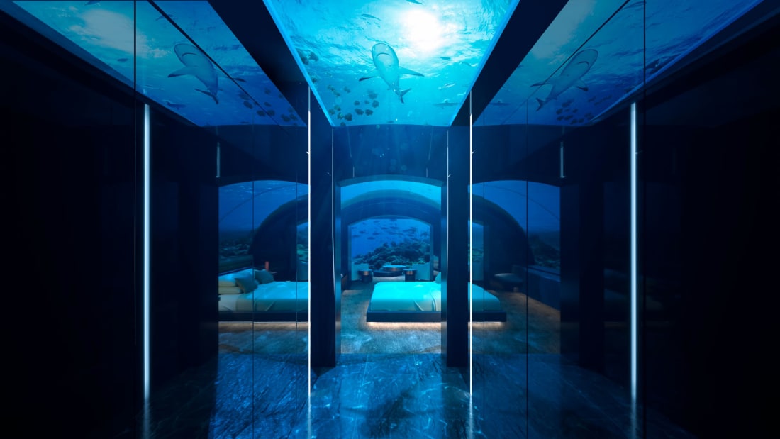 Corridor of the undersea residence