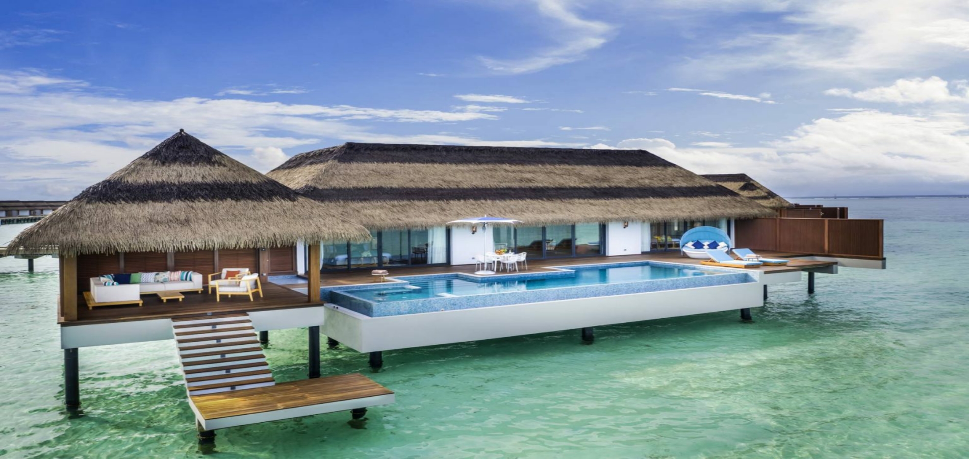 Pullman Maldives Two-Bedroom Ocean Pool Villa - Maldives Water Villas